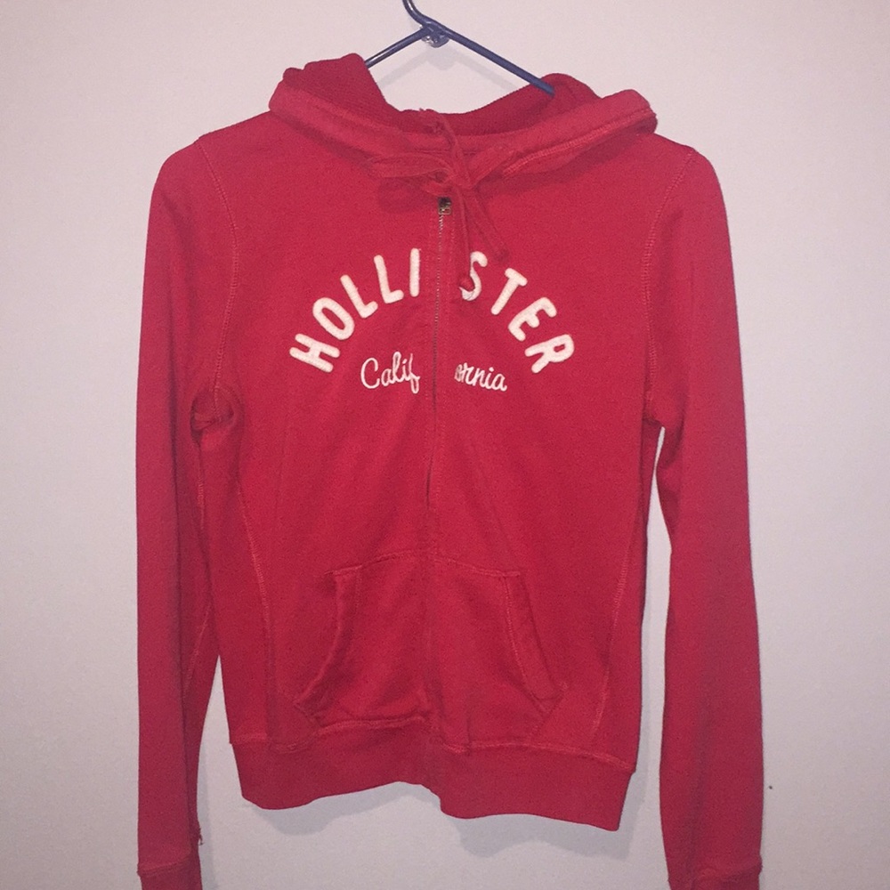 Red Hollister Hoodie